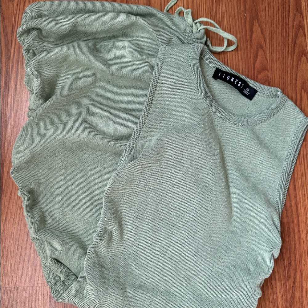 Lioness Sage Knit Sleeveless dress